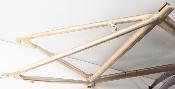 "NOS" RAW ALLOY FRAME - Cadre et fourche neuf brut aluminium