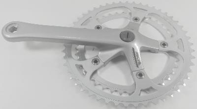 MICHE CRANKSET ARM 170 mm + 2 CHAINRINGS - 50/40 T  - Manivelle Droite + 2Plateaux