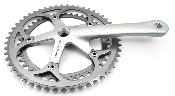 SUNTOUR GPX  CRANKSET ARM 170 mm + 2 CHAINRINGS - 52/42 T  - Manivelle Droite + 2 Plateaux