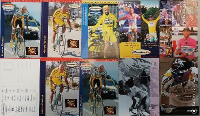 Lot de 10 Cartes Postales - MARCO PANTANI