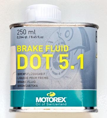 MOTOREX BRAKE FLUID DOT 5.1 - LIQUIDE DE FREINS 250mL