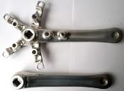 RECORD TRIPLE CAMPAGNOLO CRANKSET ARMS 172.5 mm BCD 135 mm - Manivelles