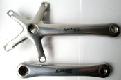 RECORD TRIPLE CAMPAGNOLO CRANKSET ARMS 172.5 mm BCD 135 mm - Manivelles