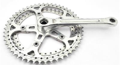 MAXY  CRANKSET ARM 171 mm + 2CHAINRINGS -  50 / 42 T  - Manivelle Droite +  2 Plateaux