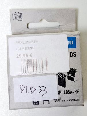 1 p. SHIMANO Plaquettes disques L05 Resine