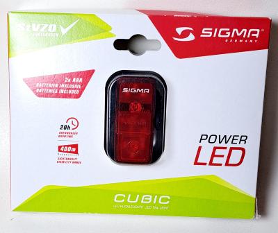 Eclairage Vélo SIGMA Cubic LED Piles