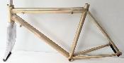 "NOS" RAW ALLOY FRAME - Cadre et fourche neuf brut aluminium