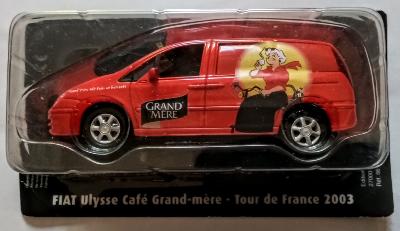 Miniature 1/43 NOREV ATLAS FIAT ULYSSE " Café Grand-Mère " 2003