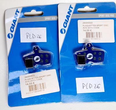 2 p. GIANT Plaquettes disques AVID 2011 + Code