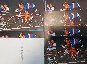 Lot de 10 Cartes Postales - LAURENT BIONDI 1990