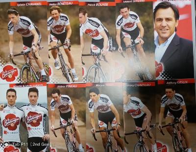 Lot de 10 Cartes Postales - EQUIPE LA BOULANGERE 2004