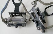 CAMPAGNOLO SUPER RECORD TITANE PISTA PEDALS - Pédales 9/16 x 20