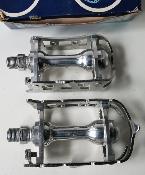 "NOS" ATOM MAILLARD 700 RACE PEDALS - Pédales RC CHROME 14x1.25 FR 