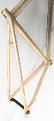 "NOS" RAW ALLOY FRAME - Cadre et fourche neuf brut aluminium