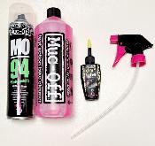 MUCOFF wash, protect & lube kit - kit lubrifiant, nettoyant et protection