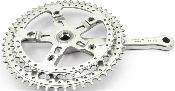 MAXY  CRANKSET ARM 171 mm + 2CHAINRINGS -  50 / 42 T  - Manivelle Droite +  2 Plateaux