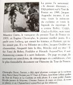 La mémoire du tour de france - BOOK - Livre - Jacques AUGENDRE 2001