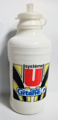 T.A 1980's VINTAGE BOTTLE - Bidon course Années 85 SYSTEME U - GITANE