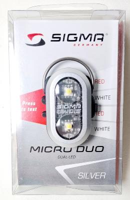 Eclairage Vélo SIGMA Micro Duo LED Piles