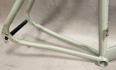 "NOS" ALLOY RACE FRAME - Cadre course neuf alu + fourche carbone