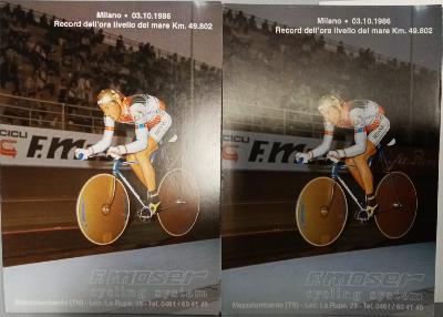 Lot de 10 Cartes Postales - FRANCESCO MOSER - RECORD DE L HEURE 49.802