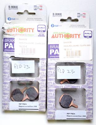 2 p. BRAKE AUTHORITY Plaquettes disques Magura Louise / Clara 2000