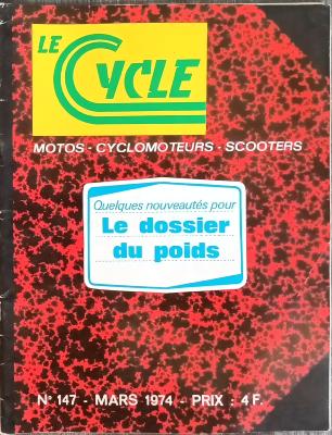 LE CYCLE - Mensuel 147 - 03/1974