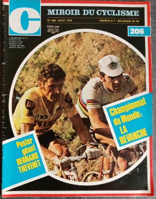  MIROIR DU CYCLISME - Mensuel - n°206 - 08/1975 -200eme